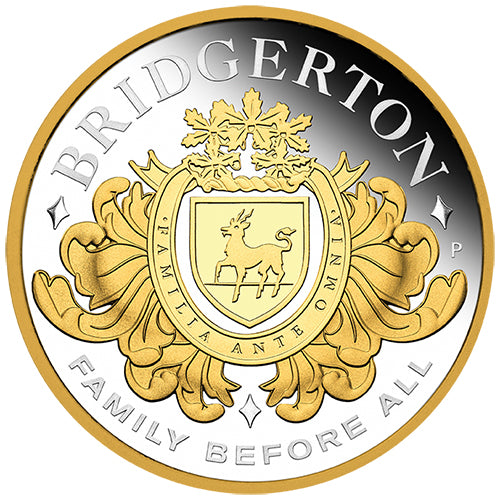 2026 $2 House of Bridgerton - 2oz Silver Proof Gilded Coin 