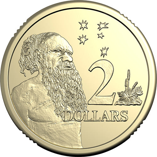 2026 $2 King Charles III Effigy - Non-Premium Roll Heads/Heads or Tails/Tails RAM Roll Circulating Coin Al/Br Coin