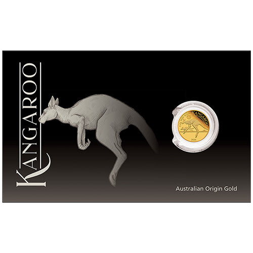 2026 $2 Mini Roo 0.5gm Gold Proof Coin in Card