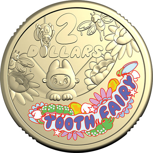 2026 $2 Tooth Fairy Kit Coloured Coin 
