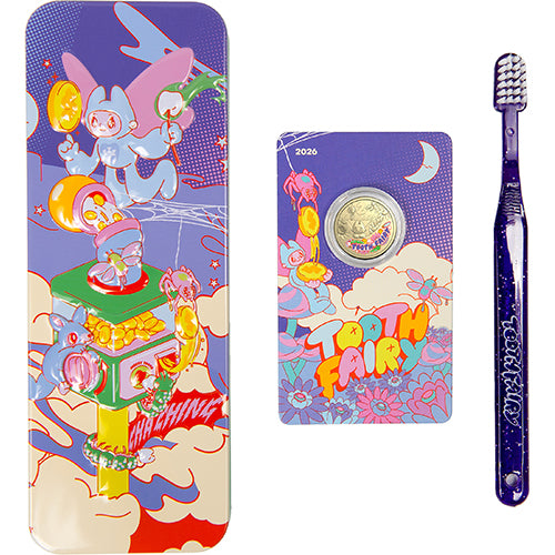 2026 $2 Tooth Fairy Kit Coloured Coin & Tin Layout