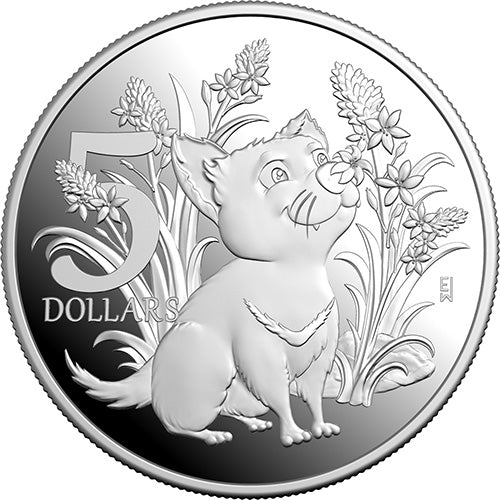 2026 $5 Aussie Bubs 1oz Fine Silver Proof Coin