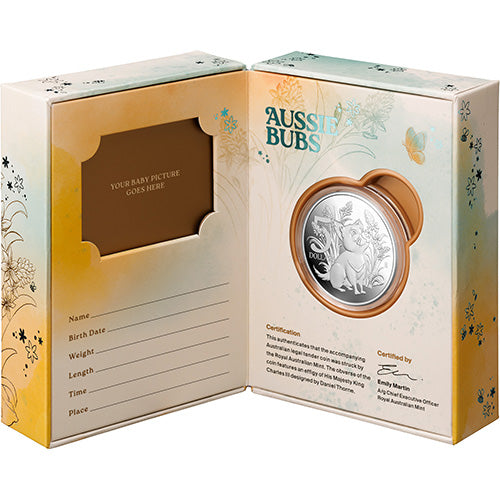 2026 $5 Aussie Bubs 1oz Fine Silver Proof Coin