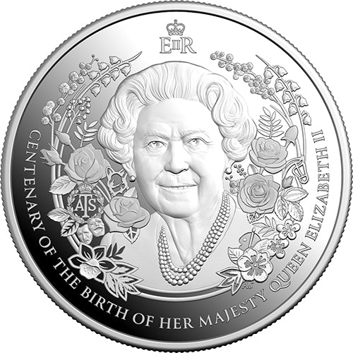 2026 $5 HM Queen Elizabeth II Centenary of Birth 1oz Fine Silver Proof Coin