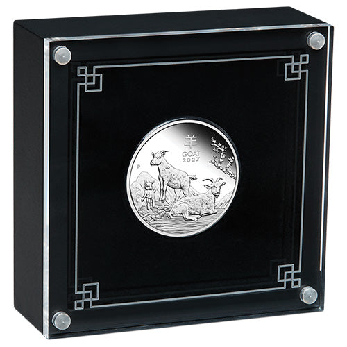 2027 50c Year of the Goat 1/2oz Silver Proof Coin in Case