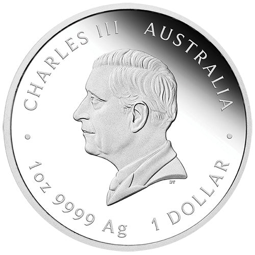 2027 $1 Year of the Goat 1oz Silver Proof Coin Obverse