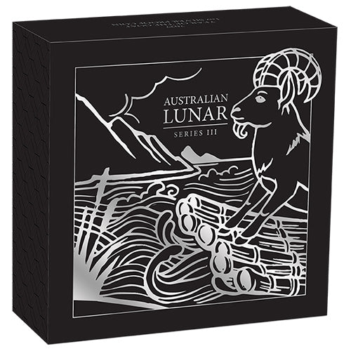2027 $1 Year of the Goat 1oz Silver Proof Coin Shipper