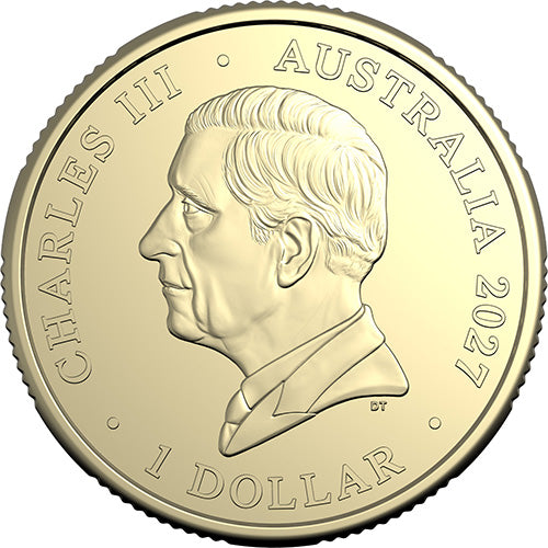 2027 $1 Year of the Goat Uncirculated Two-Coin Set Coin Obverse