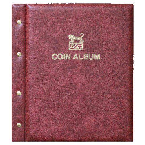 Coin Album - Burgundy