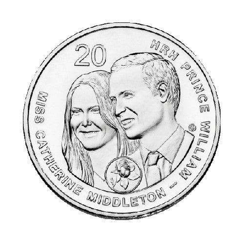 2011 20c Royal Wedding Uncirculated Coin