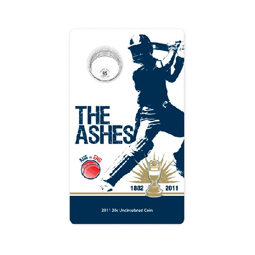 2011 20c The Ashes Uncirculated Coin