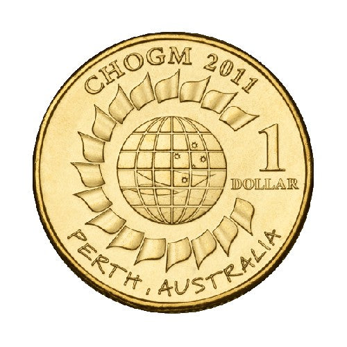 2011 $1 Commonwealth Heads of Government Meeting CHOGM Uncirculated Coin