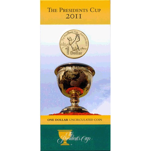 2011 $1 The Presidents Cup Uncirculated Coin