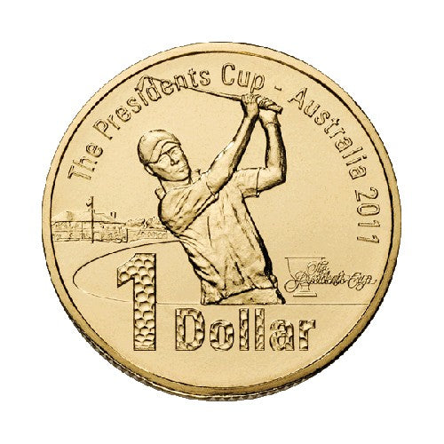 2011 $1 The Presidents Cup Uncirculated Coin