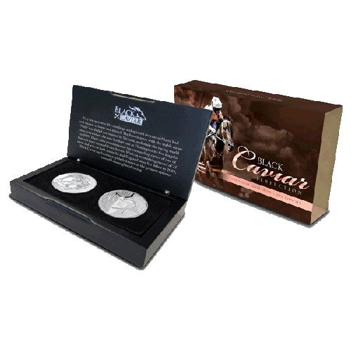 2013 $1 Black Caviar 2 Coin Silver Set