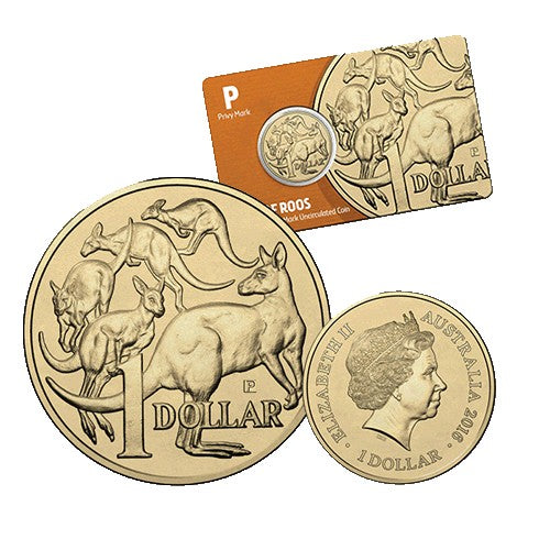 2016 $1 Perth ANDA Show Mob of Roos P Privy Mark Unc Coin in Card ...