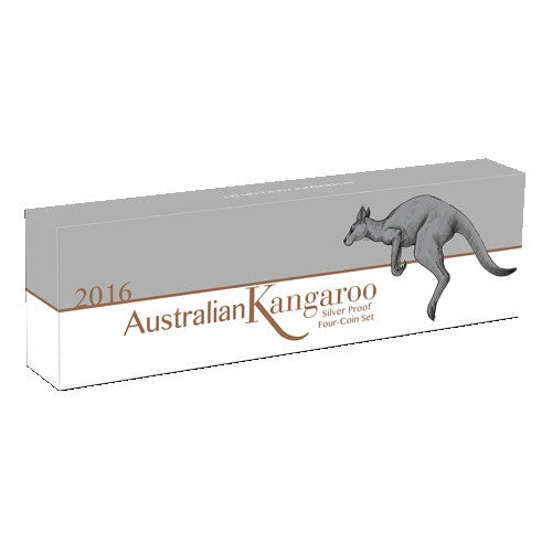 2016 Australian Kangaroo Silver Proof Four-Coin Set