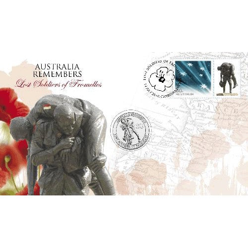 2010 20c Lost Soldiers of Fromelles Coin & Stamp Cover PNC