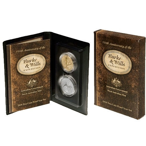 2010 Burke & Wills 2 Coin Proof Set