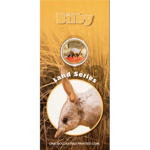 2009 $1 Land Series Bilby Uncirculated Coin in Card