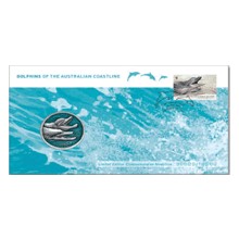 2009 Dolphins of the Australian Coastline Medallion & Stamp Cover PNC