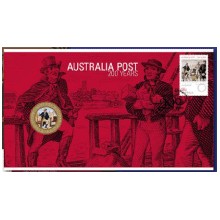 2009 $1 Australia Post 200 Years - Letterbox Coin & Stamp Cover PNC