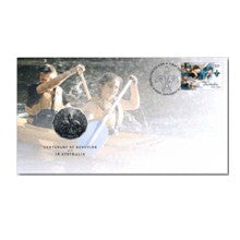 2008 50c Centenary of Scouts Coin & Stamp Cover PNC