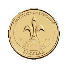 2008 $1 Centenary of Scouts in Australia Uncirculated Coin - Ex Mint Roll