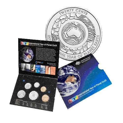 2008 Mint Set 6 Coin International Year of Planet Earth