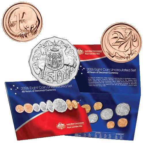 2006 Mint Set 40 Years of Decimal Currency