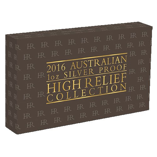 2016 Australian High Relief Silver Proof Three-Coin Collection