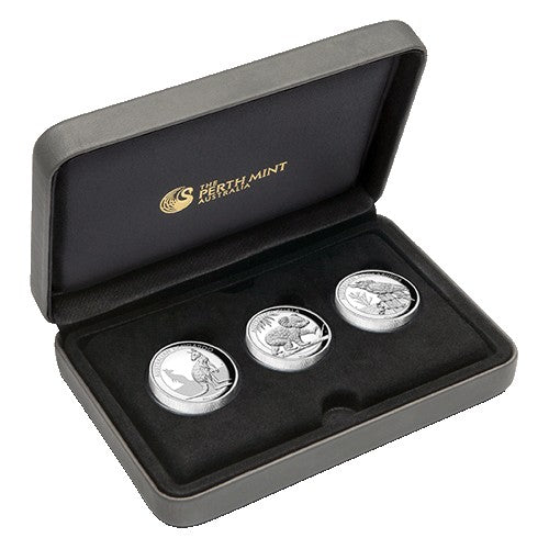 2016 Australian High Relief Silver Proof Three-Coin Collection