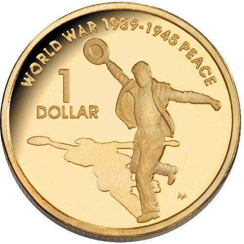 2005 $1 Dancing Man Uncirculated Coin in Full Colour Pack