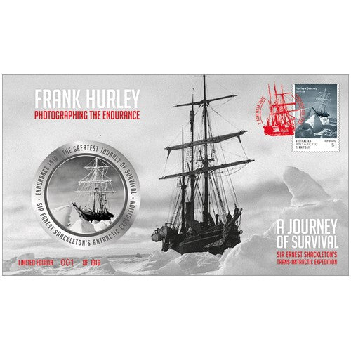 2016 Frank Hurley Limited Edition Prestige Medallion Cover PNC