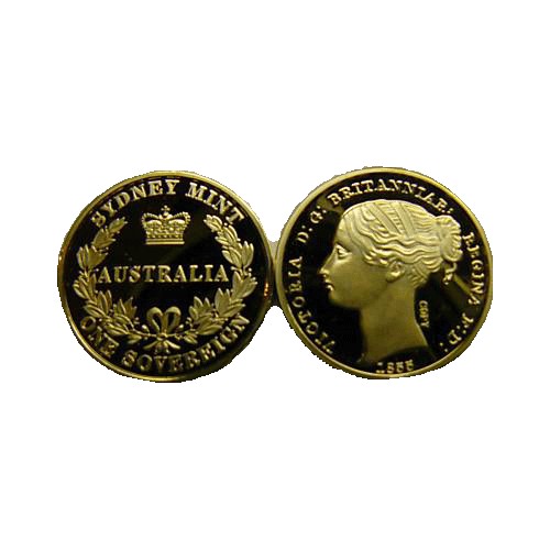 1855 Replica Sydney Mint Sovereign in Capsule