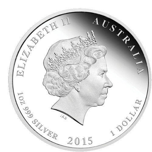 2015 $1 The ANZAC Spirit 100th Anniversary - Making of a Nation 1oz Silver Proof Coin