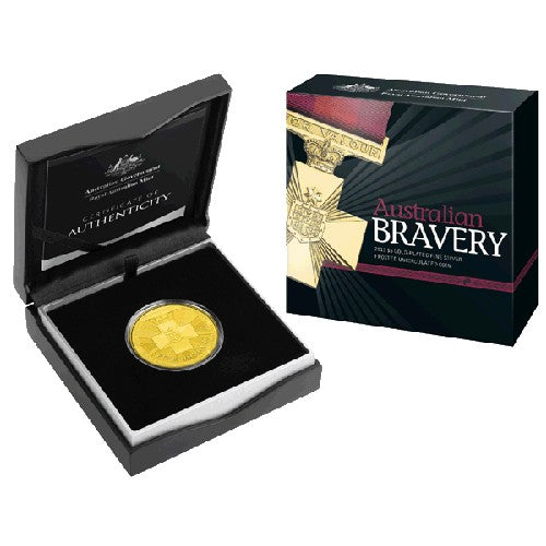 2015 $5 Australian Bravey Gold Plated Silver Frosted Uncirculated Coin