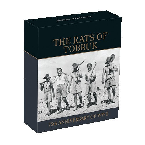 2016 $1 The Rats of Tobruk - 75th Anniversary of WWII 1oz Silver Proof Coin