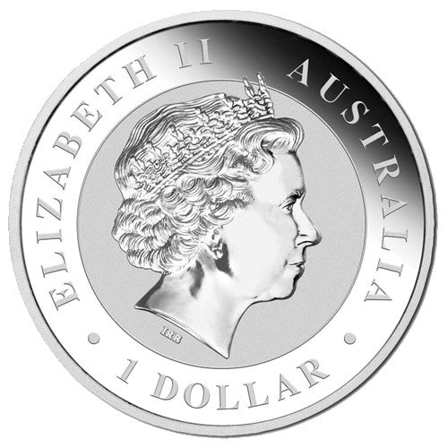 2016 $1 Australian Stock Horse 1oz Silver BU Coin in Card