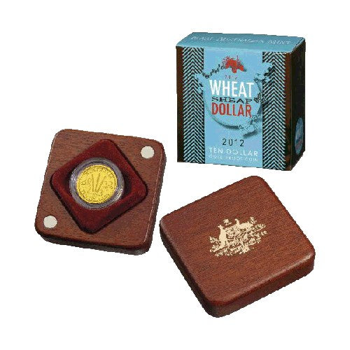 2012 $10 Wheat Sheaf Ballot Coin C Mintmark Gold Proof Coin