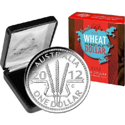 2012 $1 Wheat Sheaf C Mintmark Silver Proof Coin