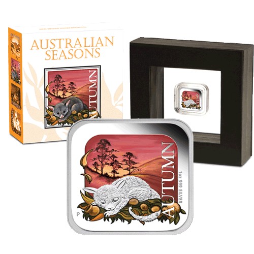 2013 $1 Australian Seasons - Autumn 1oz Silver Coin