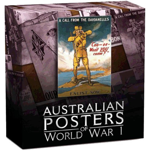 2014 $1 Australian Posters of WWI - Enlistment 1oz Silver Proof Coin