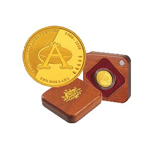 2008 $10 Centenary of Rugby League 1908 - 2008 Gold Proof Coin