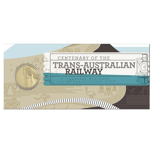 2017 $1 Centenary of the Trans-Australian Railway C Mintmark