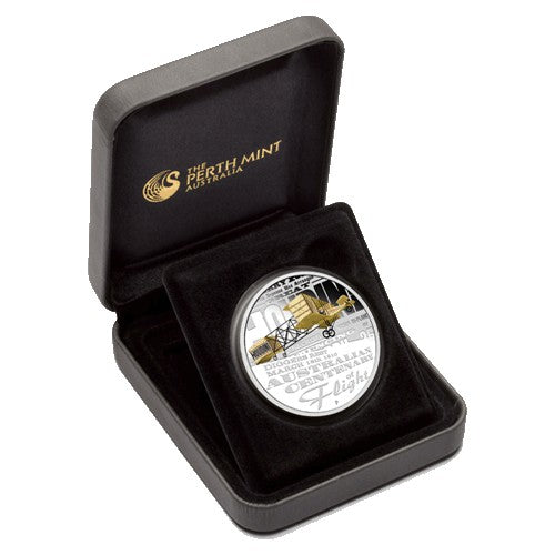 2010 $1 Centenary of Australian Flight 1oz Silver Proof Coin