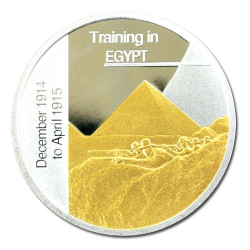 2005 Sands of Gallipoli Limited Edition - Training in Egypt Medallion