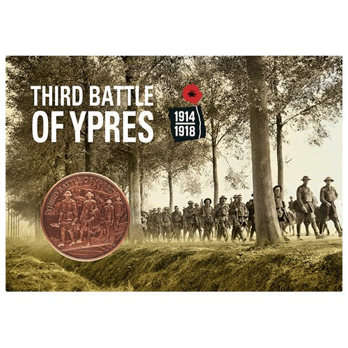 2017 Centenary of WWI : 1917 Third Battle of Ypres Limited Edition Medallion Cover