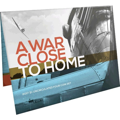 2017 $1 A War Close to Home 4 Coin Uncirculated Set