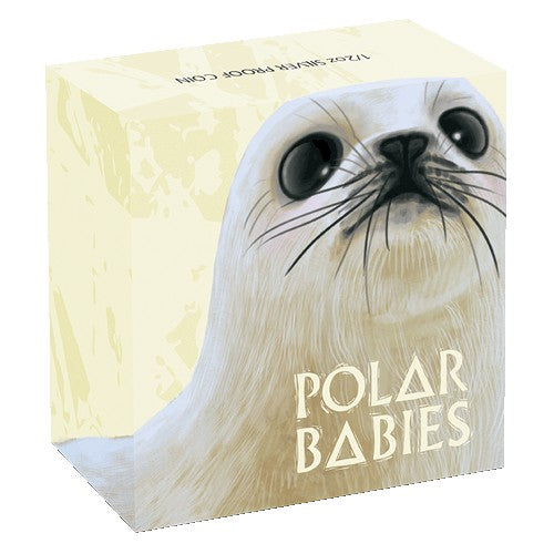 2017 50c Polar Babies Series - Harp Seal 1/2oz Silver Proof Coin